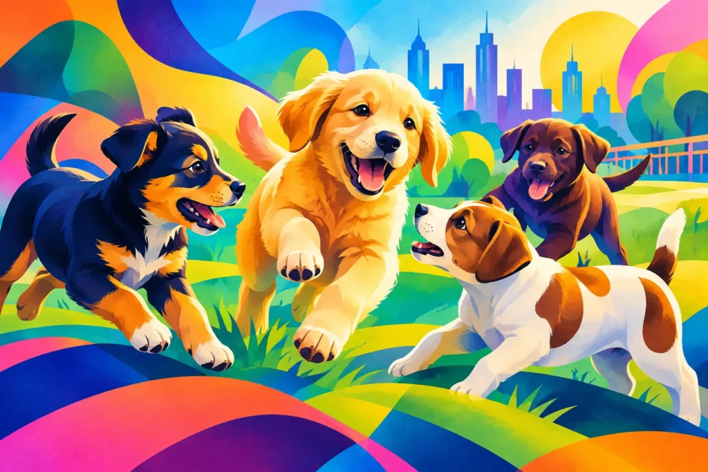 Puppy Playgroups Melbourne for Confident Dogs